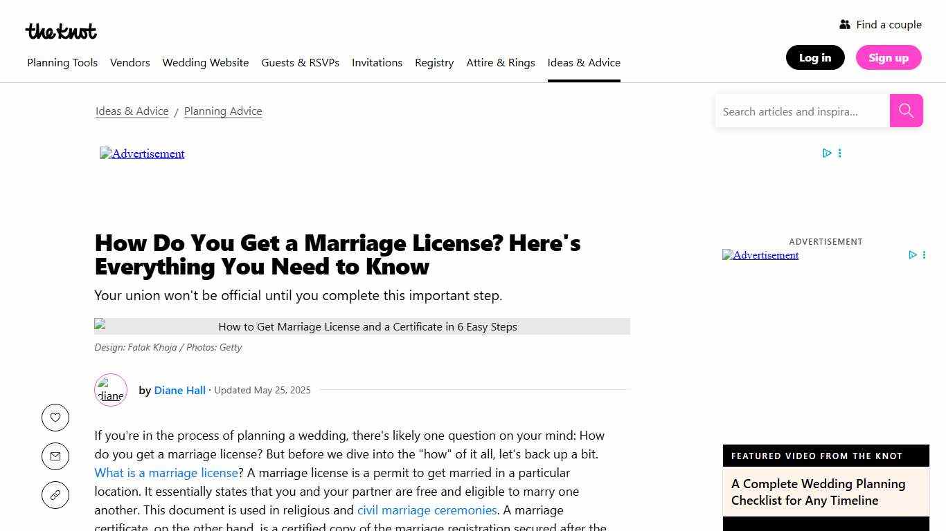 How Do You Get a Marriage License? Where to Go and What You Need